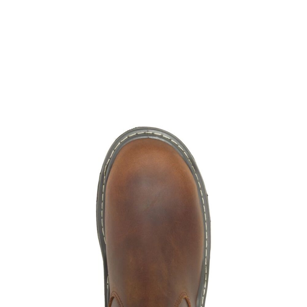 Wolverine Mens Raider DuraShocks Waterproof Composite Toe Brown Boots (NWT) - Picture 5 of 5